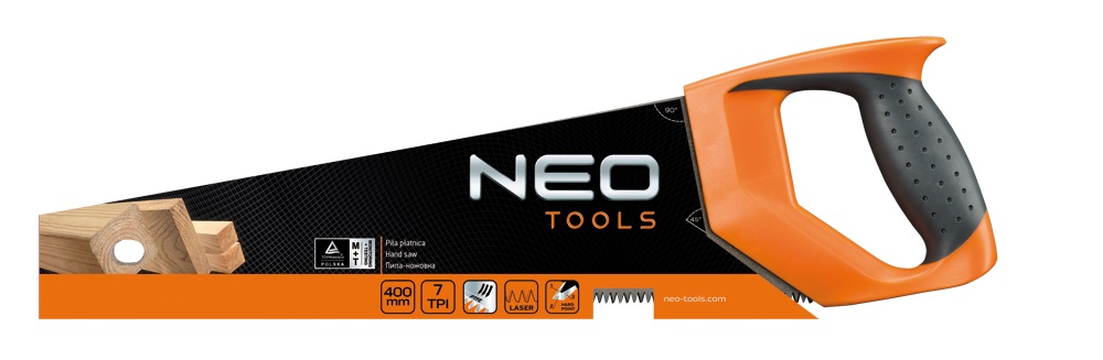 Ножівка по дереву Neo Tools 41-031 400 мм, 7TPI (41-031) ціна 466.00 грн - фотографія 2