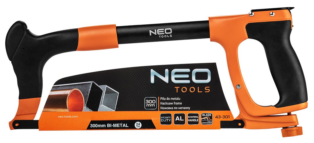 Ножовка по металлу Neo Tools 43-301 300 мм (43-301) цена 930.00 грн - фотография 2