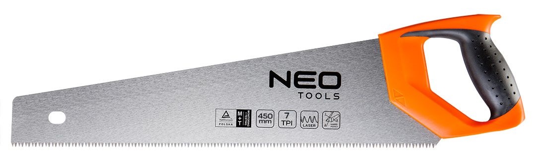 Ножовка по дереву Neo Tools 450 мм, 7TPI (41-036)