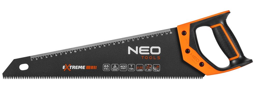 Характеристики ножовка по дереву Neo Tools Extreme, 400 мм, 7TPI, PTFE (41-111)