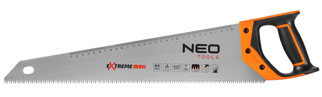 Купить ножовка по дереву Neo Tools Extreme, 450 мм, 7TPI (41-136) в Житомире