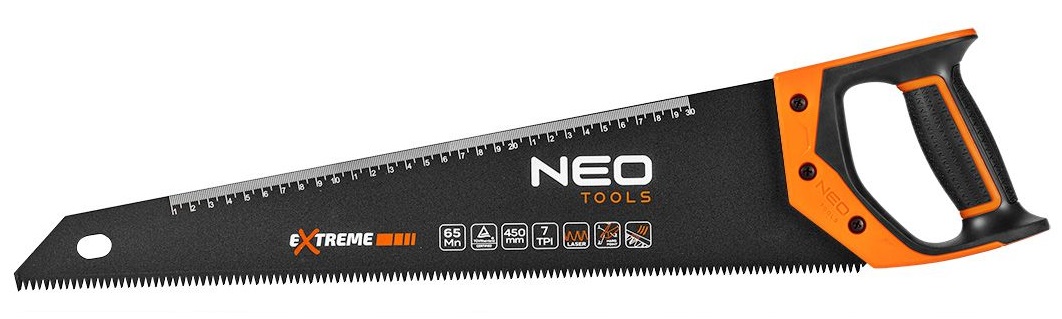 Ножівка по дереву Neo Tools Extreme, 450 мм, 7TPI, PTFE (41-116) в інтернет-магазині, головне фото