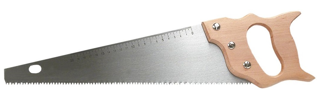Ножовка по дереву Top Tools 450 мм, 7TPI (10A545)