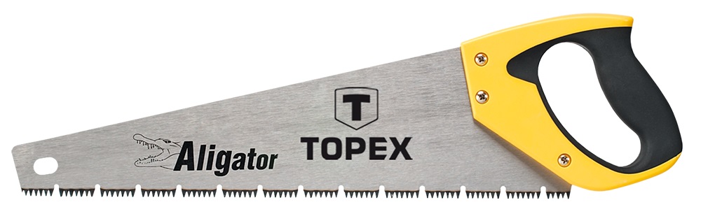 Ножівка по дереву Topex 10A441 400 мм, "Aligator", 7TPI (10A441)