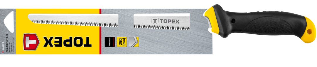 Ножівка по гіпсокартону Topex 10A719 250 мм, 8TPI (10A719) ціна 270.00 грн - фотографія 2
