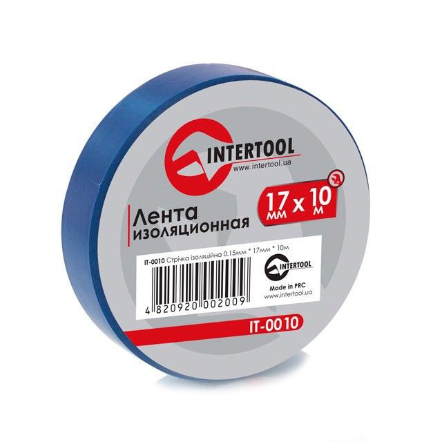 Ціна стрічка ізоляційна Intertool IT-0010 в Львові