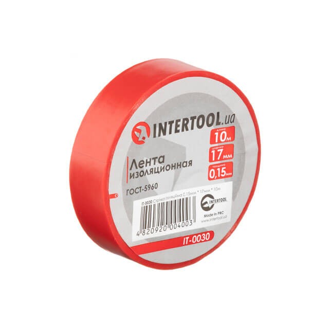 Стрічка ізоляційна Intertool IT-0030 в інтернет-магазині, головне фото