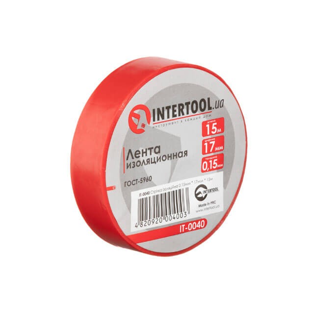 Стрічка ізоляційна Intertool IT-0040 в інтернет-магазині, головне фото