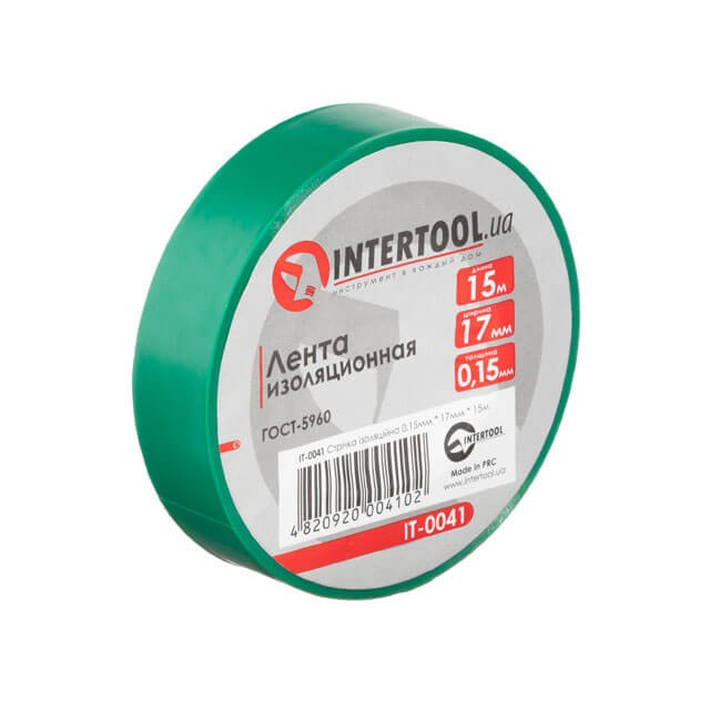 Стрічка ізоляційна Intertool IT-0041