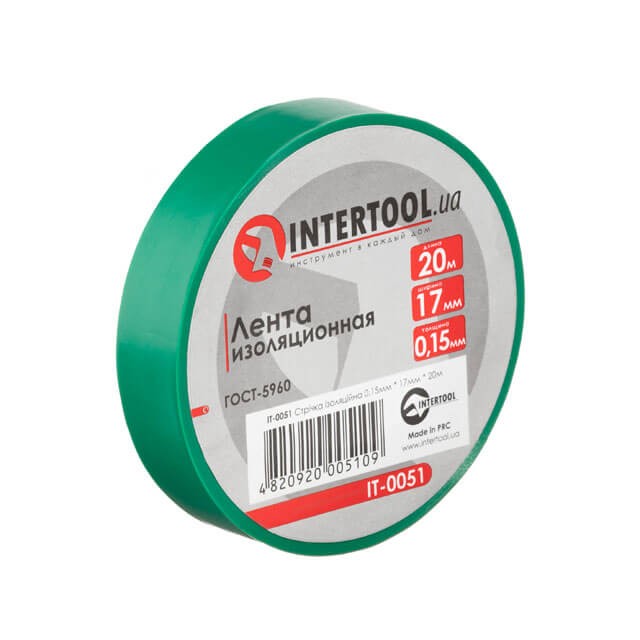 Стрічка ізоляційна Intertool IT-0051 в інтернет-магазині, головне фото