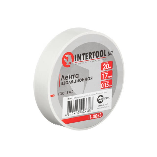 Стрічка ізоляційна Intertool IT-0053