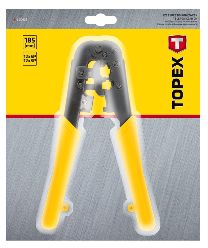 Клещи для опрессовки Topex 32D408 цена 640.00 грн - фотография 2