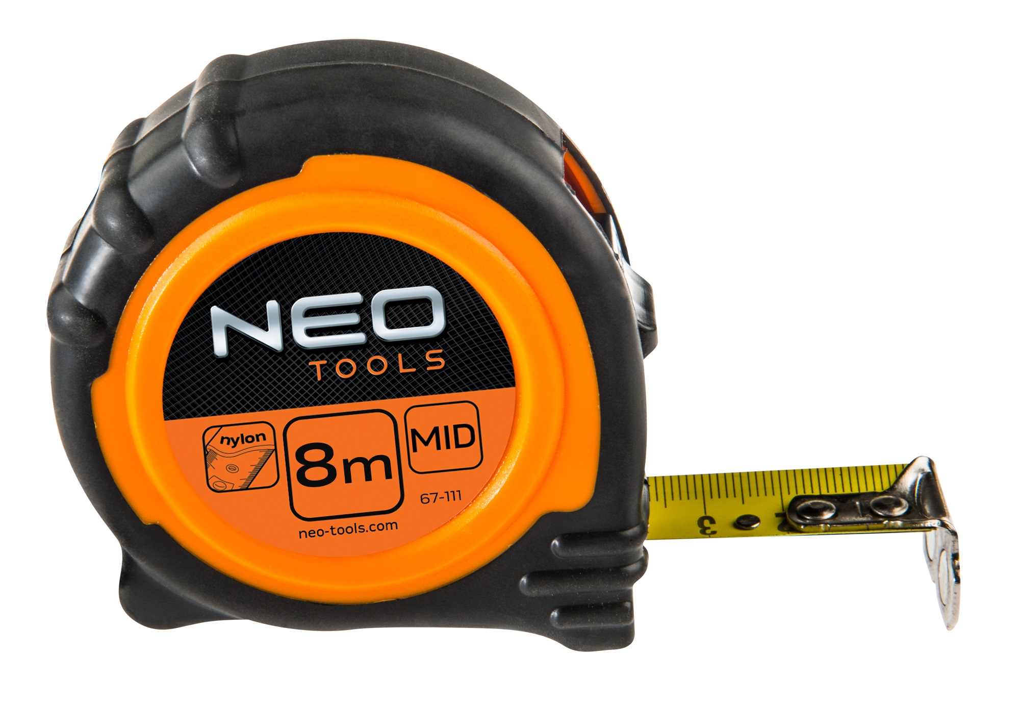 Рулетка з автозмотуванням Neo Tools 67-111