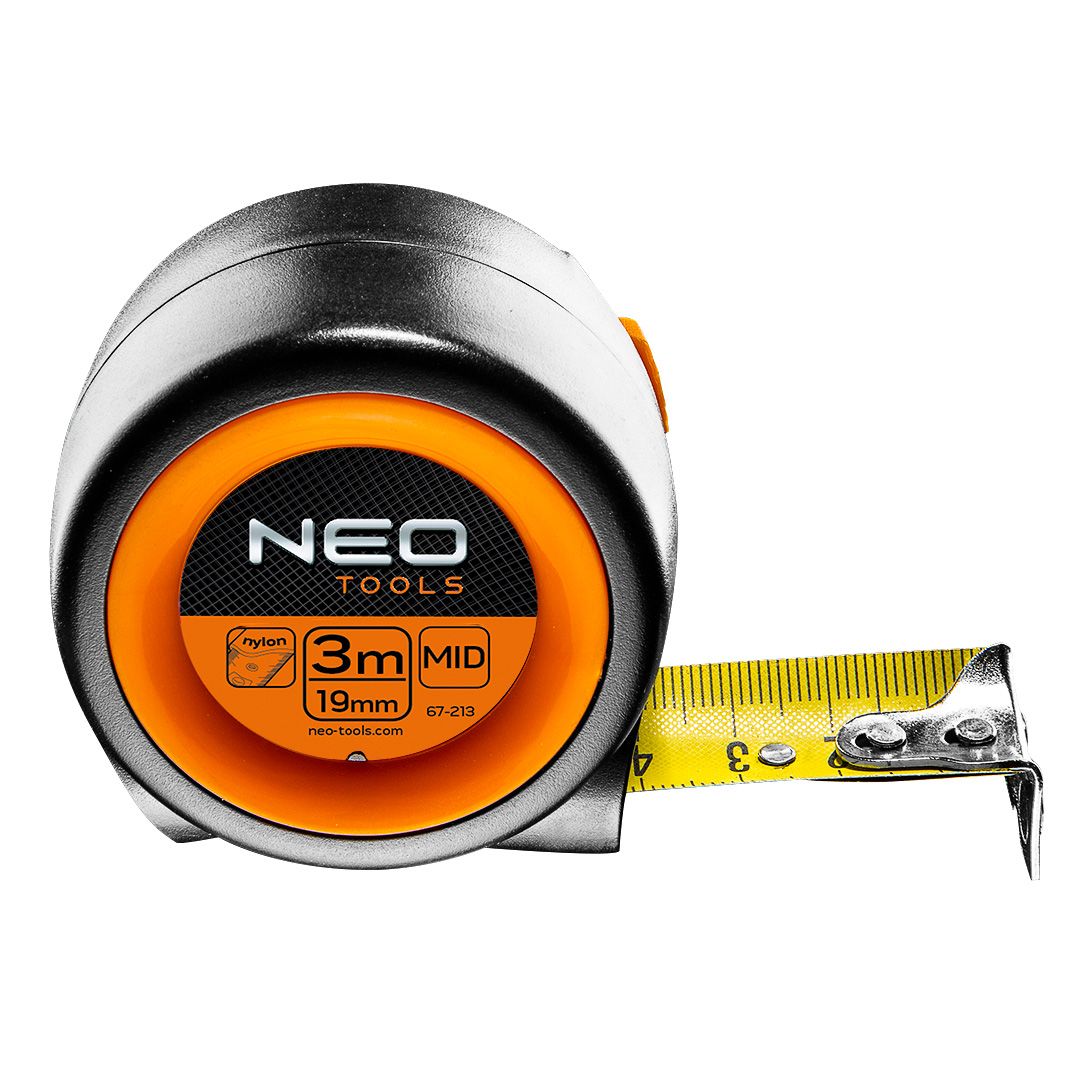 Характеристики рулетка з нержавійки Neo Tools 67-213