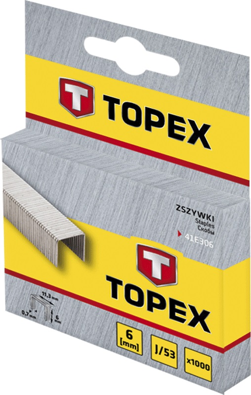 Скобы Topex 41E308 цена 37.00 грн - фотография 2