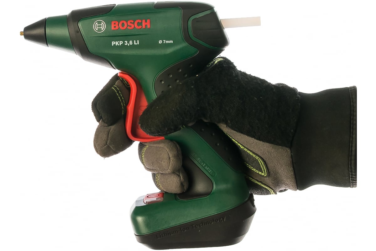 Клеевый пистолет Bosch PKP 3,6 LI, 3.6В 0.603.264.620 цена 3192.00 грн - фотография 2