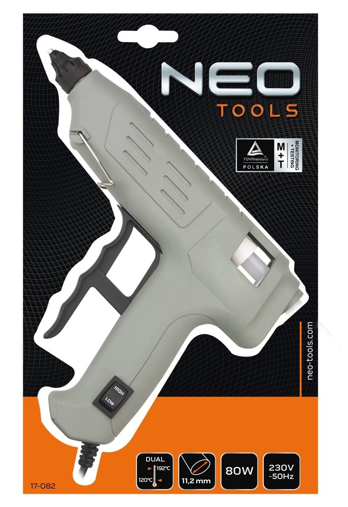 Клейовий пістолет Neo Tools 17-082 ціна 2149 грн - фотографія 2