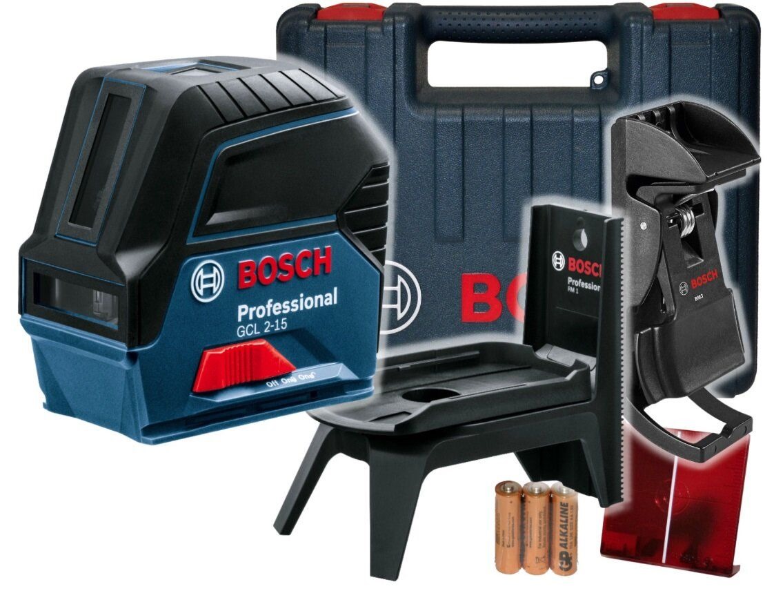 Лазерный нивелир Bosch GCL 2-15 + RM1 + BM3