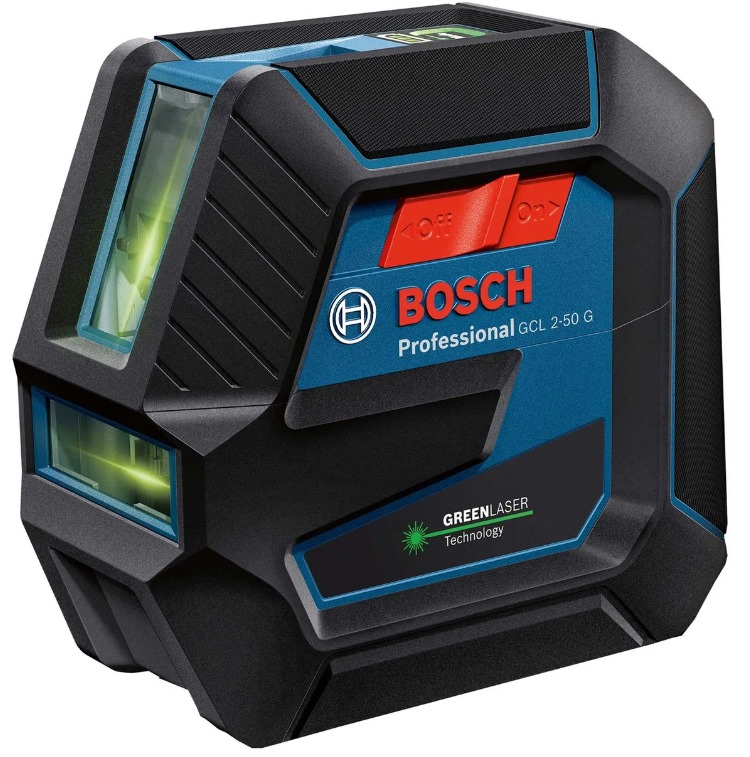 Лазерний нівелір Bosch GCL 2-50 G Professional зі штативом BT 150, тримачем RM 10 (0601066M01)