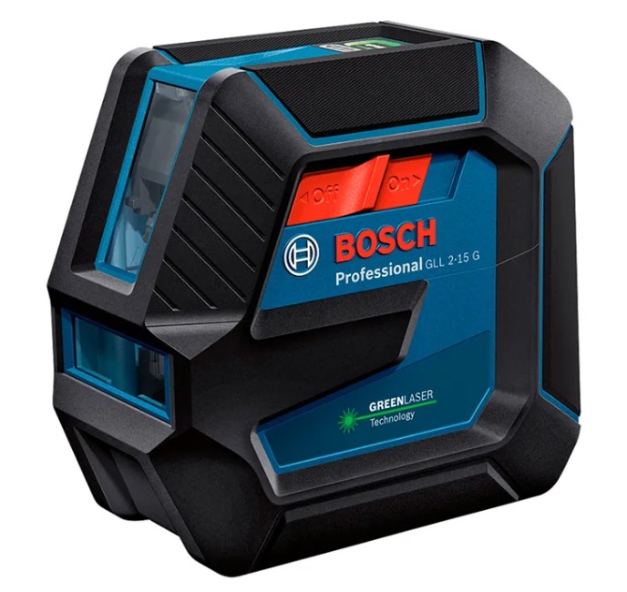 Лазерний нівелір Bosch GLL 2-15 G Professional в кейсі (0601063W02)