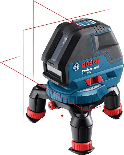 Лазерний нівелір Bosch GLL 3-50 із вкладкою під L-BOXX