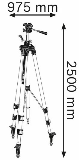 Штатив Bosch BT 250 (97-250 см) цена 5399.00 грн - фотография 2