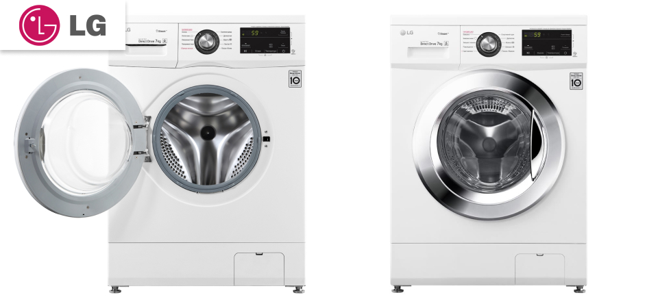 LG F2J3HS2W - компактна пральна машина