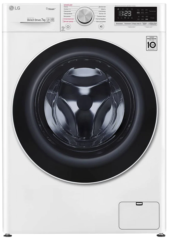 Повітряно-бульбашкова пральна машина LG F2V5HS0W