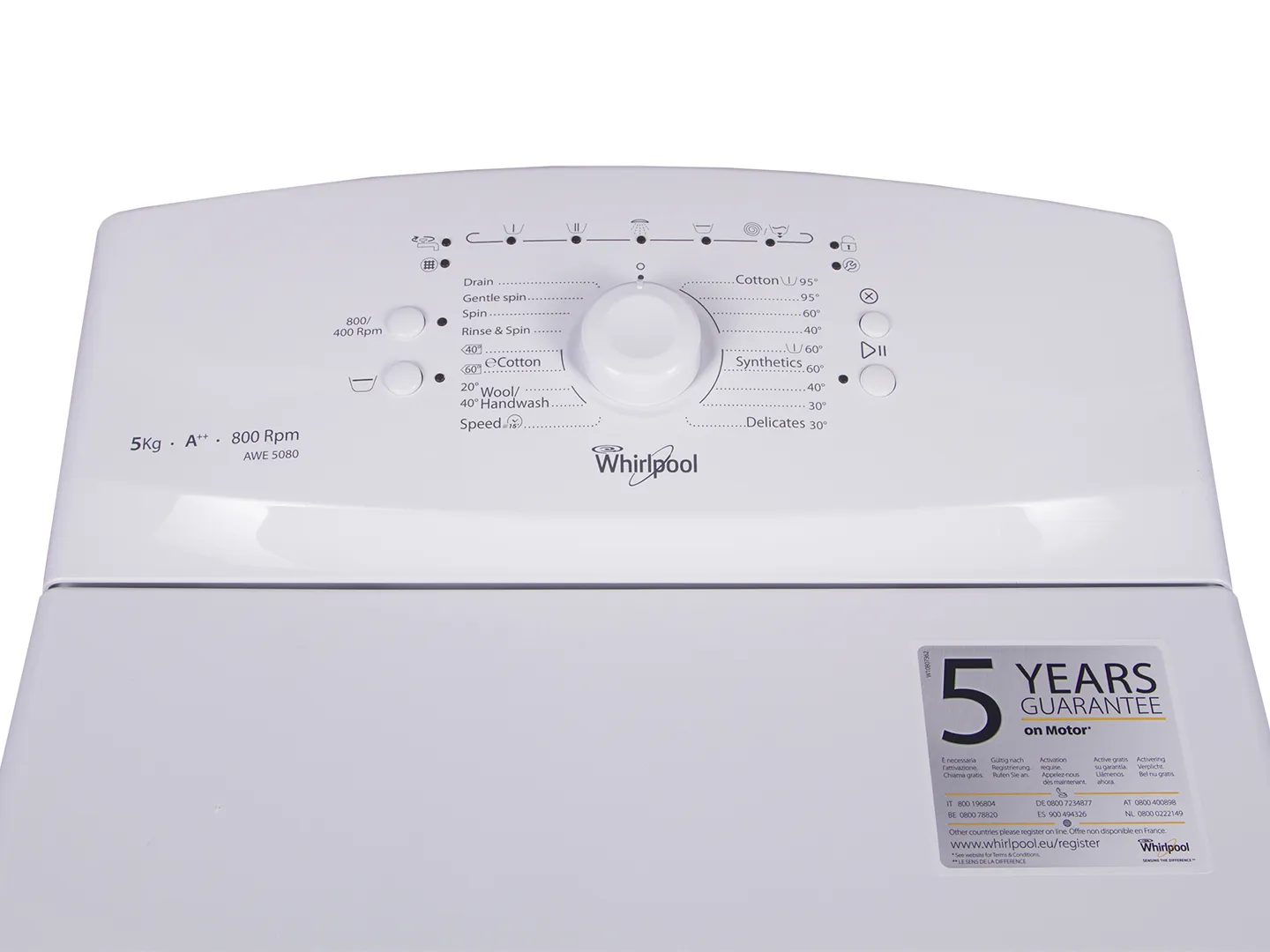 Стиральная машина Whirlpool AWE5080 цена 13599.00 грн - фотография 2