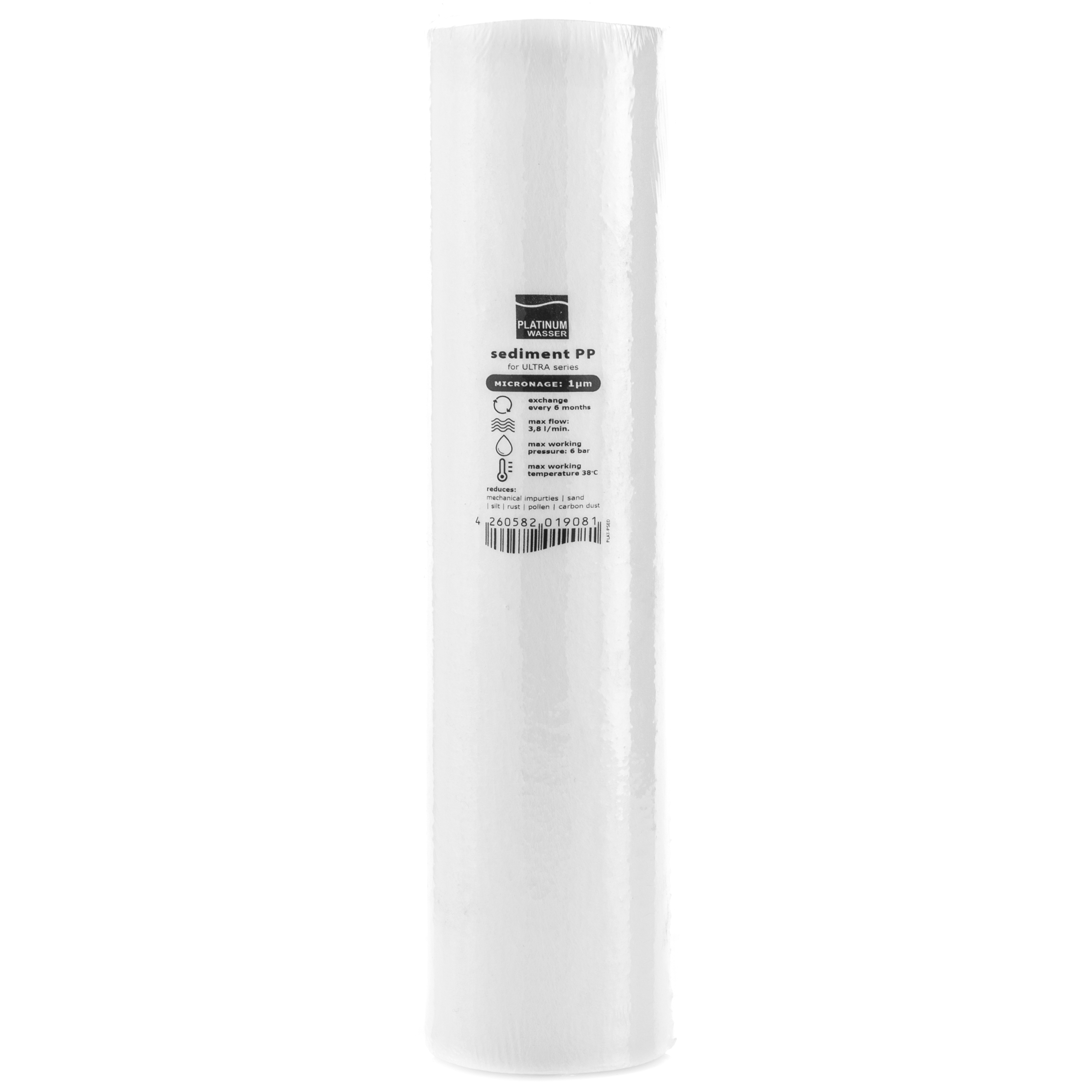 Цена картридж для фильтра Platinum Wasser PLAT-PSED 10" 1мкм (механика) в Запорожье