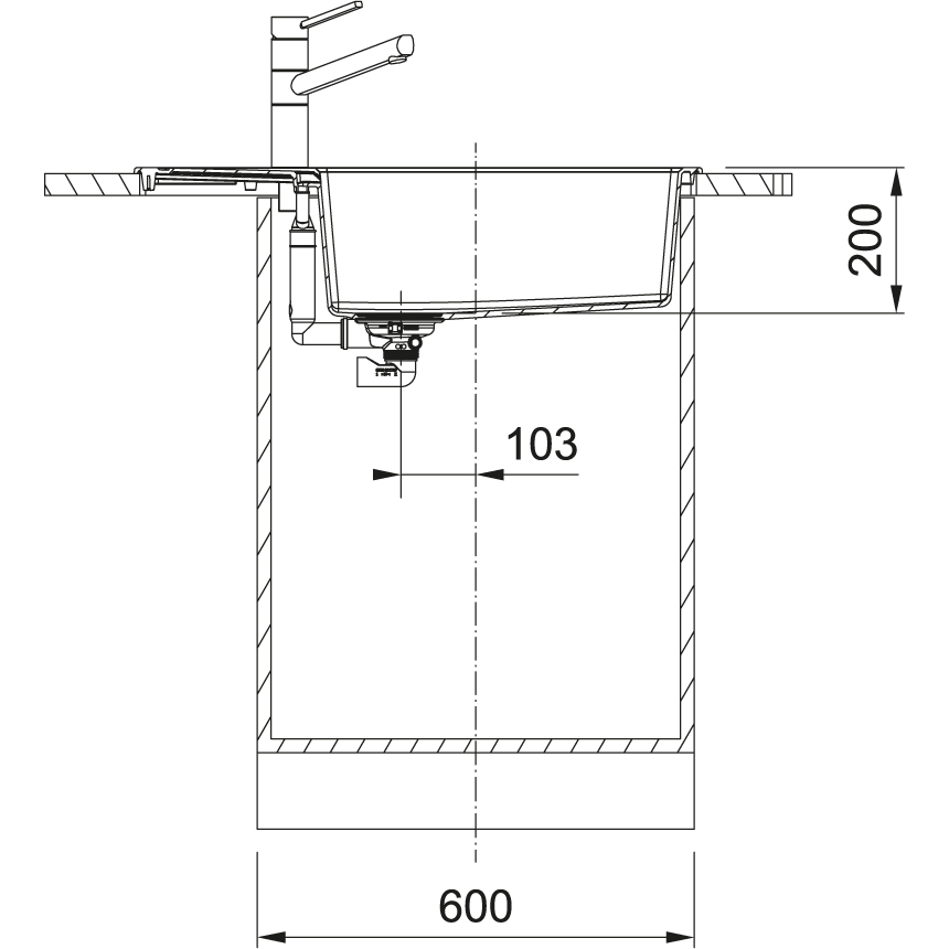 Franke Sirius S2D Slim 611-78 XL (тектонайт) 143.0627.385 Габаритні розміри