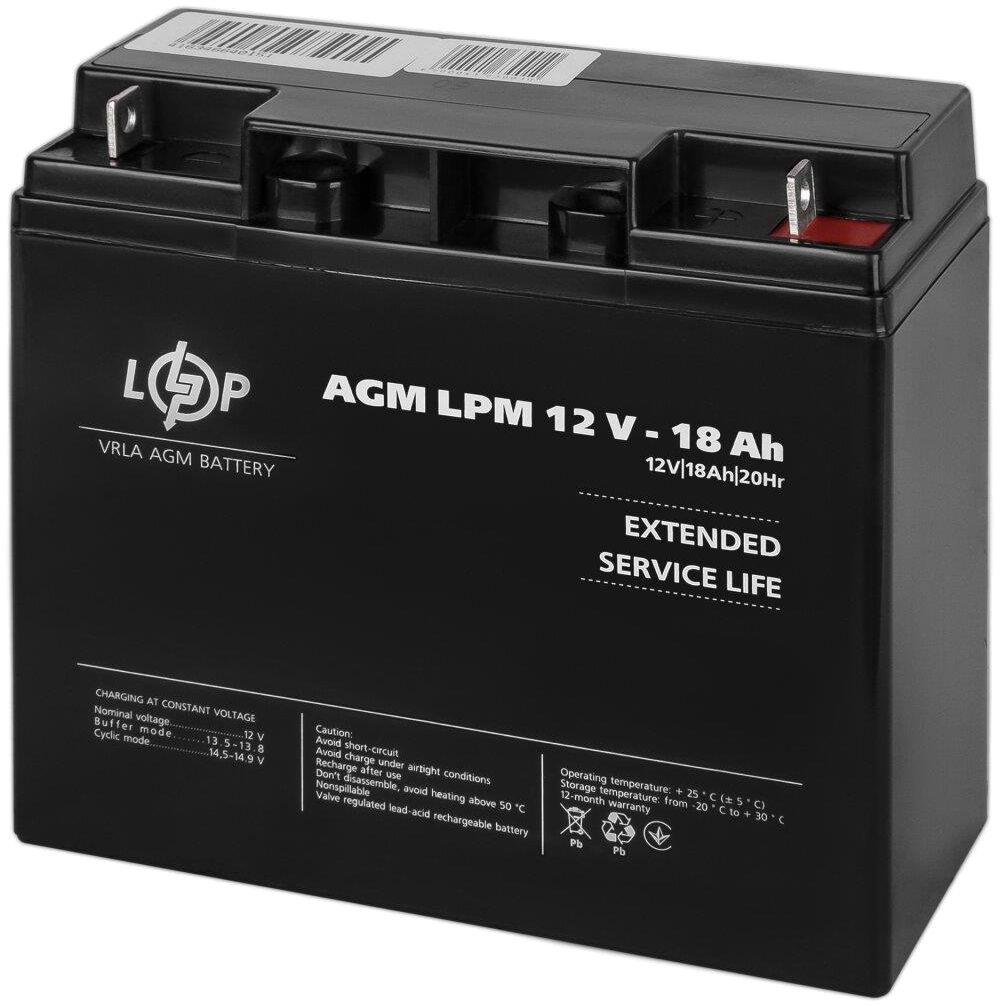 Комплект для резервного живлення LogicPower LPA-W-PSW-500VA + гелевий акумулятор AGM LPM 12V-18Ah (14010) відгуки - зображення 5