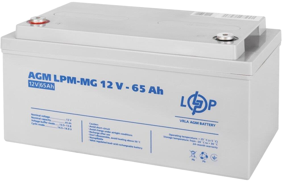 в продажу Комплект для резервного живлення LogicPower LPY-PSW-500VA + акумулятор LPM-MG 12V-65Ah (15866) - фото 3