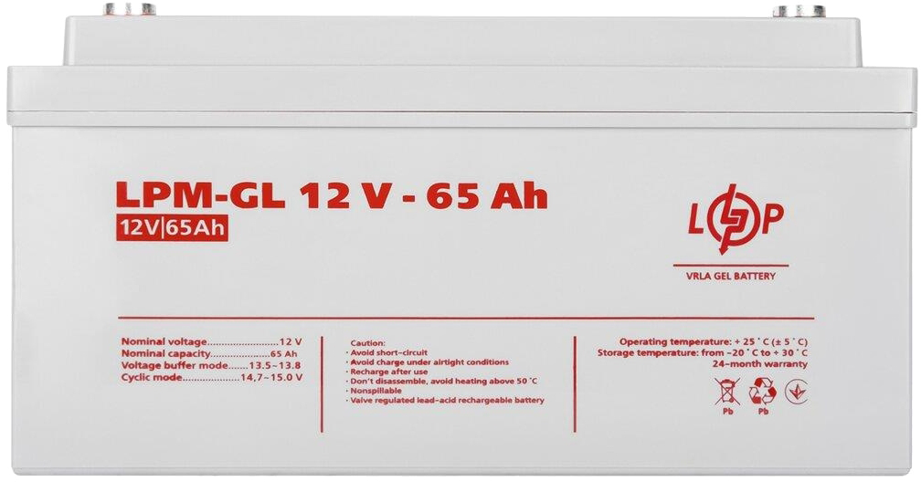 в продажу Комплект для резервного живлення LogicPower LPY-B-PSW-500VA + гелевий акумулятор GEL 12-65Ah (5868) - фото 3