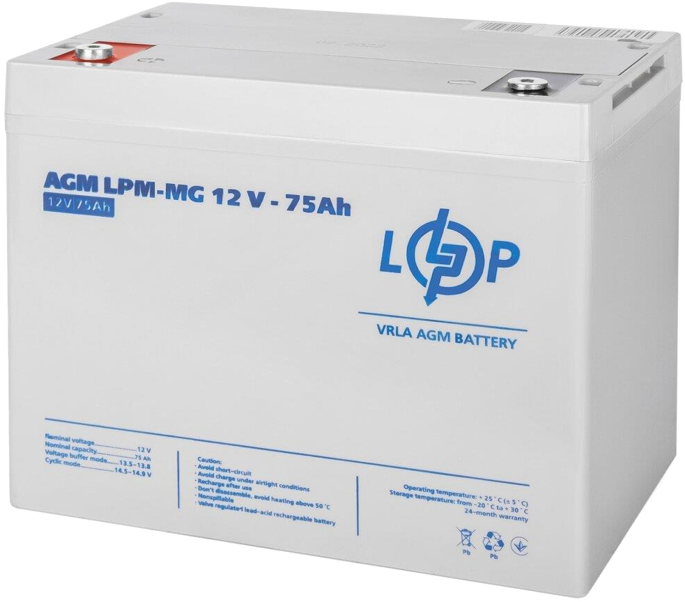 в продажу Комплект для резервного живлення LogicPower LPY-W-PSW-500VA + акумулятор LPM-MG 12V-75Ah (17783) - фото 3