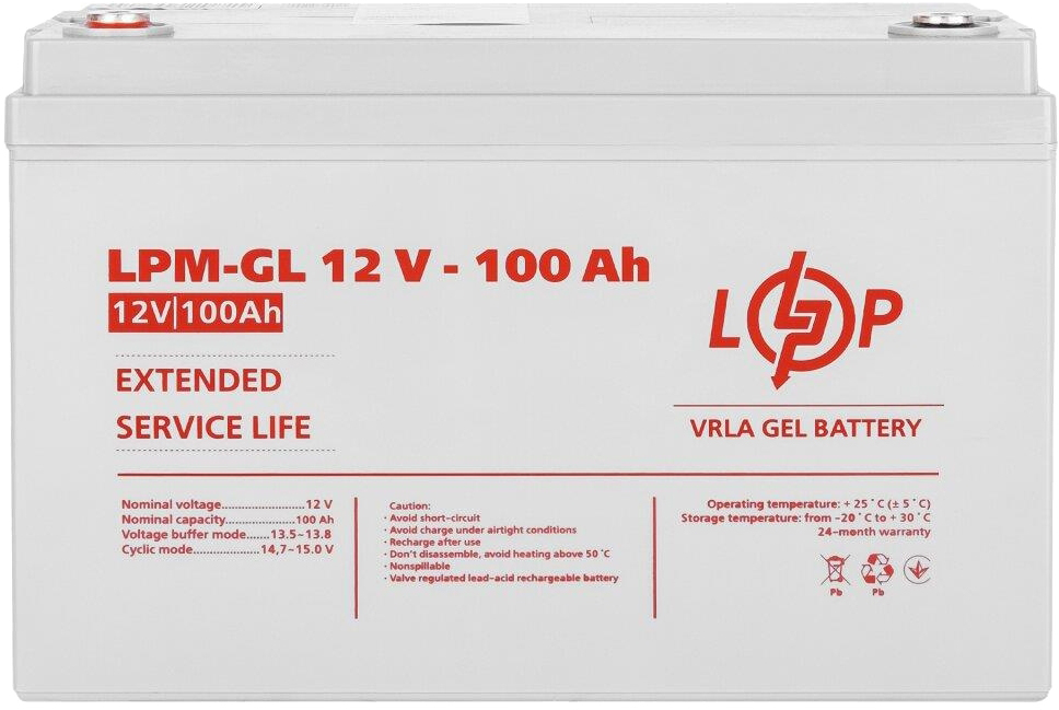 в продажу Комплект для резервного живлення LogicPower LPY-PSW-800VA + LP-GL 12V -100Ah (9832) - фото 3