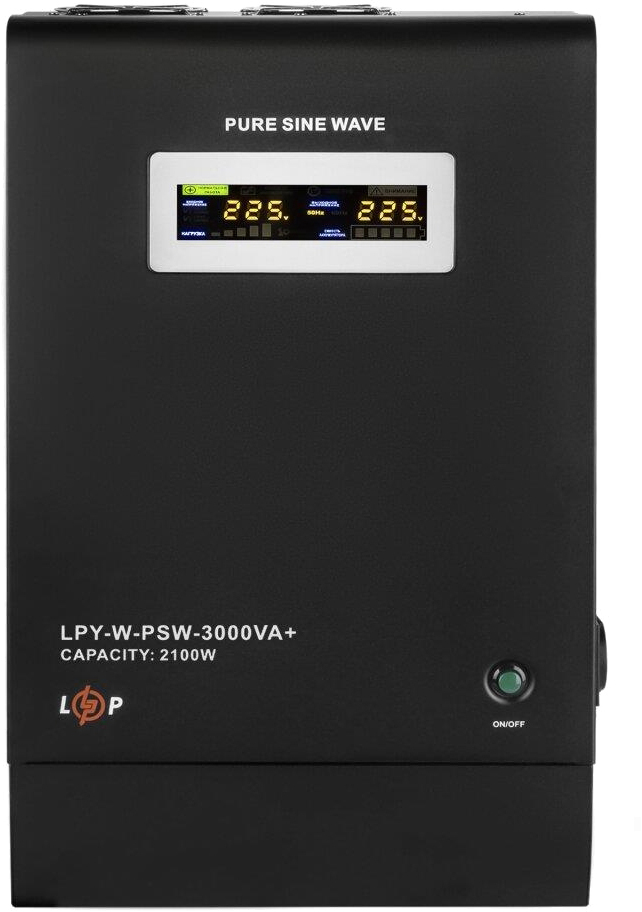 в продажу Комплект для резервного живлення LogicPower LPY-W-PSW-3000VA + акумулятор LiFePO4 48V-105Ah (18955) - фото 3