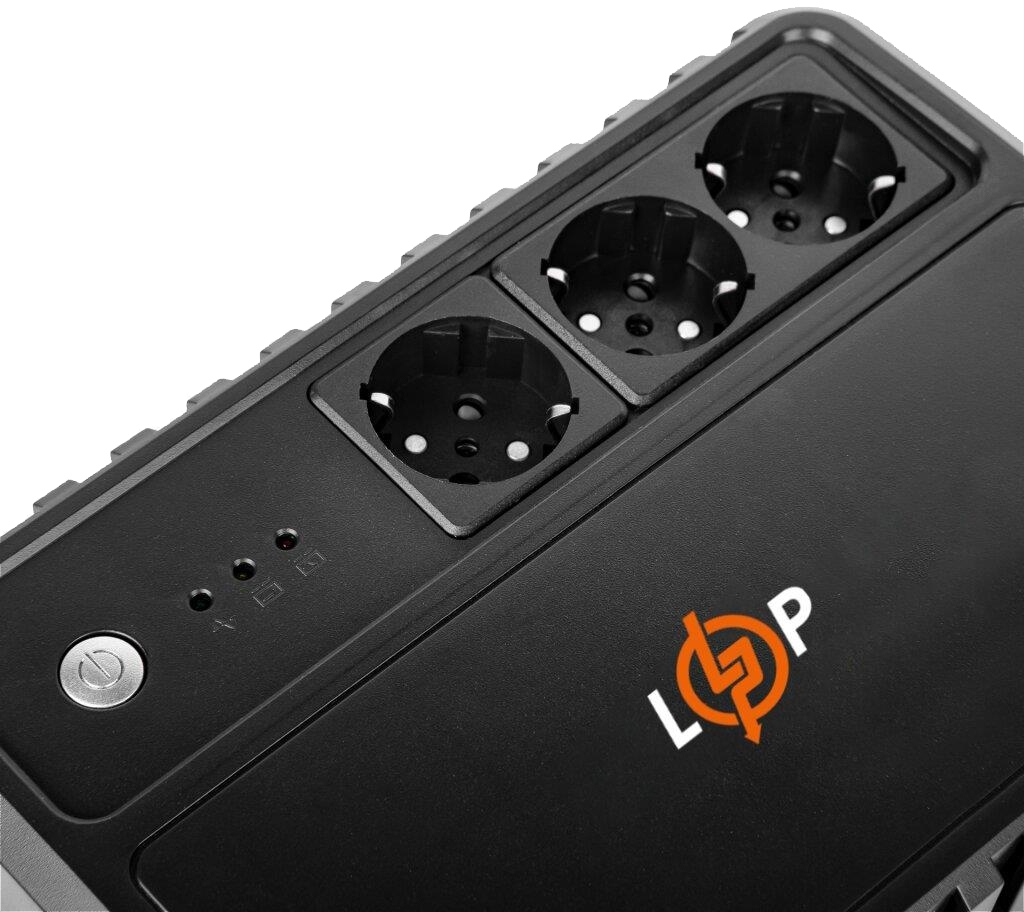 Джерело безперебійного живлення LogicPower UPS LP-400VA-3PS (240Вт) (16157) ціна 2380.00 грн - фотографія 2