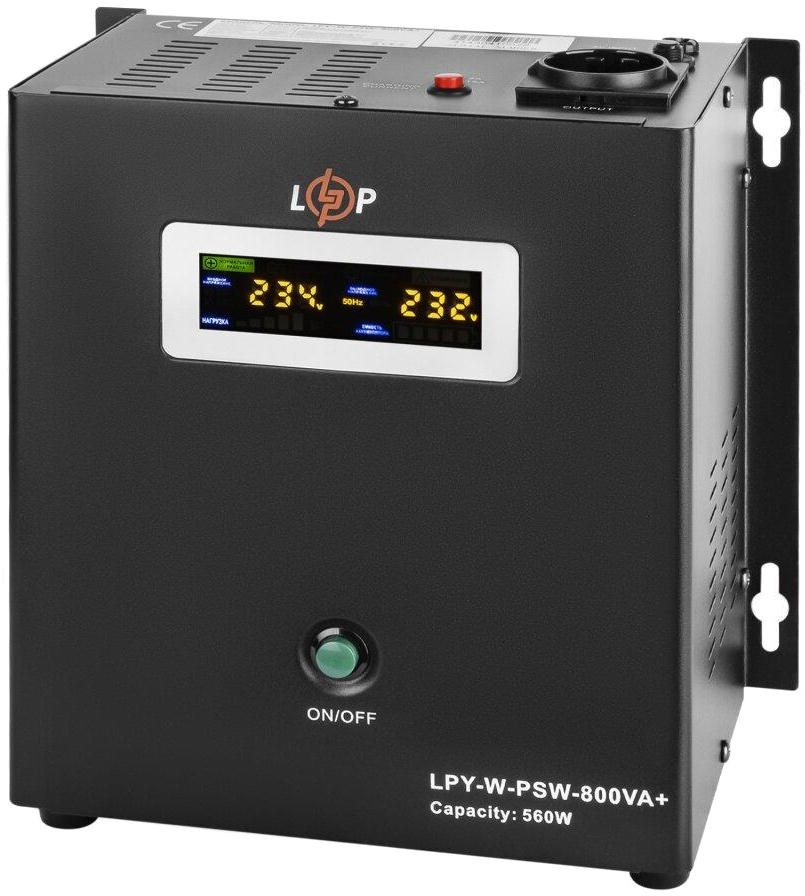 продаємо LogicPower UPS12V LPY-W-PSW-800VA+(560Вт) 5A/15A (4143) в Україні - фото 4