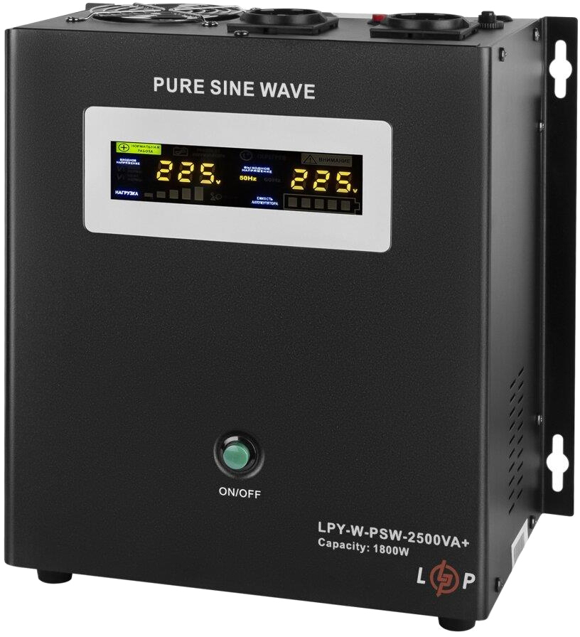 Источник бесперебойного питания LogicPower UPS 24V LPY-W-PSW-2500VA+(1800Вт) 10A/20A (10342) цена 13533.00 грн - фотография 2