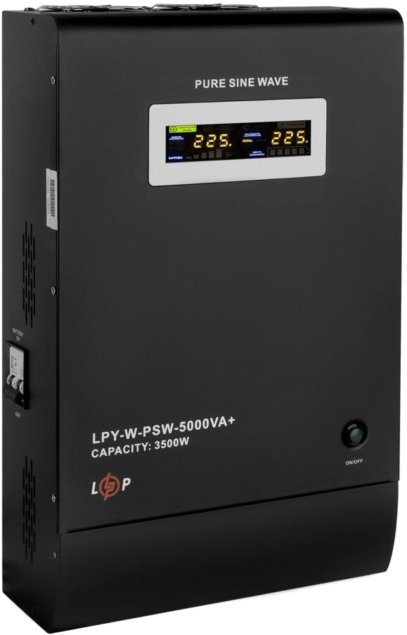 в продажу Джерело безперебійного живлення LogicPower UPS 48V LPY-W-PSW-5000VA+(3500Вт) 10A/20A (4148) - фото 3