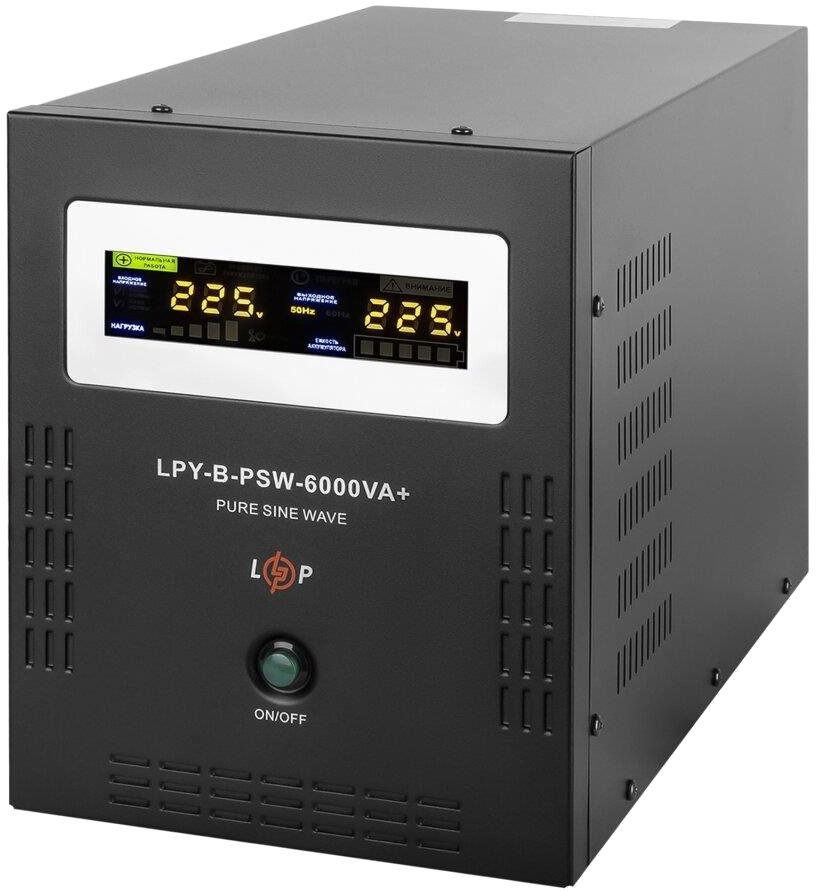 Джерело безперебійного живлення LogicPower UPS 48В LPY-B-PSW-6000VA+(4200Вт) 10A/20A (6615) ціна 28954.00 грн - фотографія 2