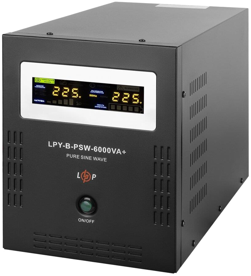 Джерело безперебійного живлення LogicPower UPS 48В LPY-B-PSW-6000VA+(4200Вт) 10A/20A (6615) ціна 34879 грн - фотографія 2