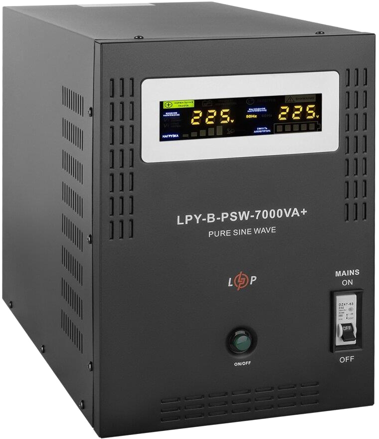 в продажу Джерело безперебійного живлення LogicPower UPS 48V LPY-B-PSW-7000VA+(5000Вт) 10A/20A (6616) - фото 3
