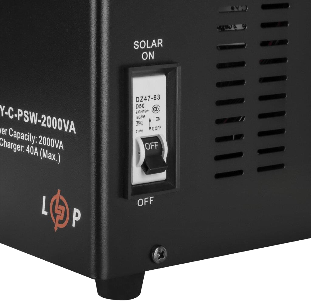 Источник бесперебойного питания LogicPower UPS LPY-C-PSW-2000VA (1400W) MPPT24V (4126) инструкция - изображение 6