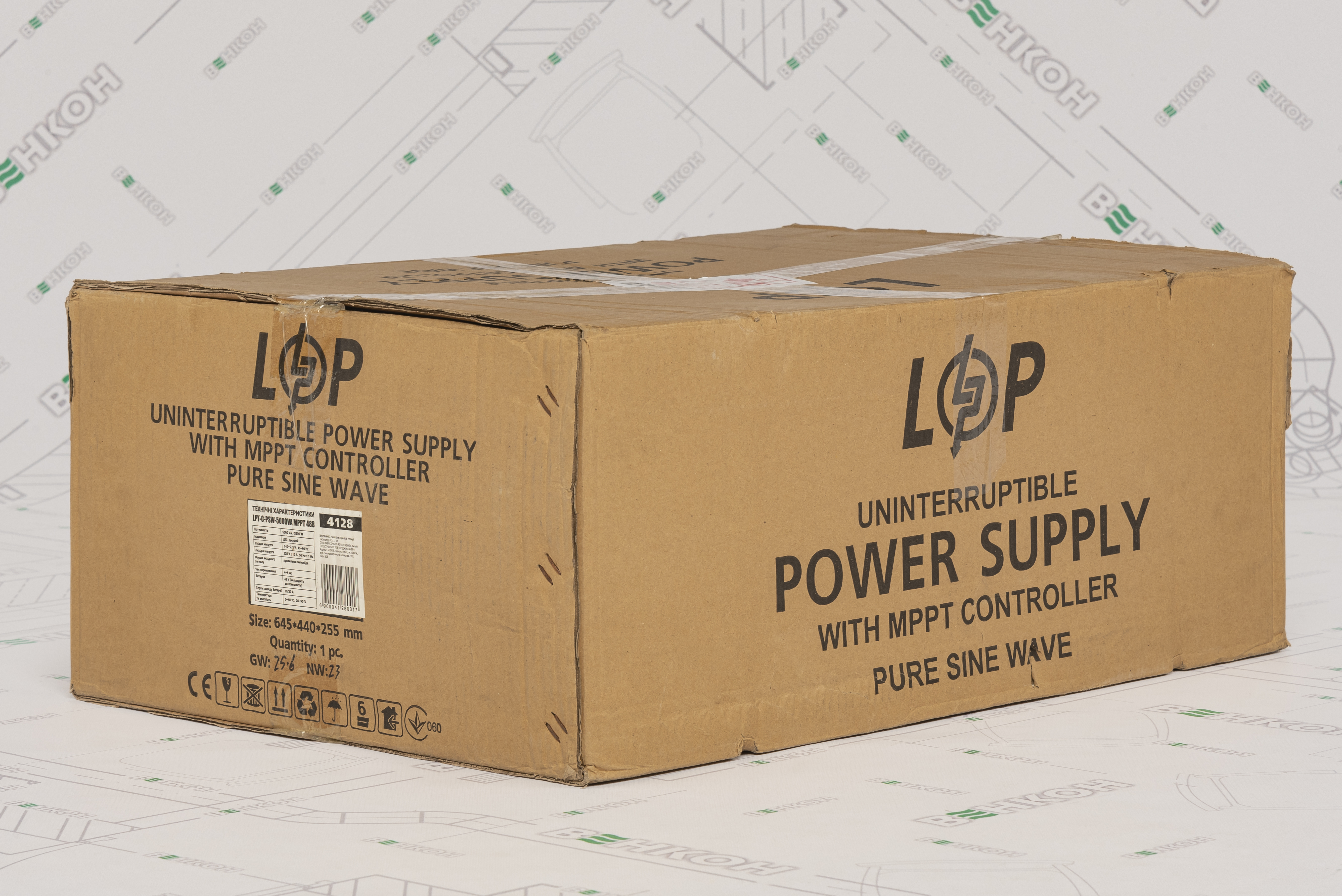 огляд товару Джерело безперебійного живлення LogicPower UPS LPY-C-PSW-5000VA (3500W) MPPT48V (4128) - фотографія 12