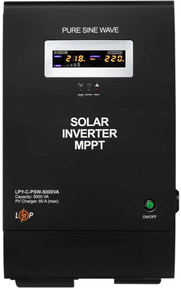 Источник бесперебойного питания LogicPower UPS LPY-C-PSW-5000VA (3500W) MPPT48V (4128) цена 36868.00 грн - фотография 2