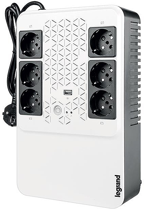 Legrand Keor Multiplug (310081) 600ВА/360Вт (4+2)хSchuko