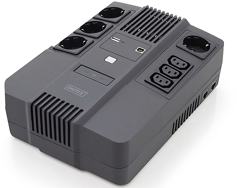 Digitus All-in-One (DN-170110) 600VA/360W 4xSchuko/3xC13