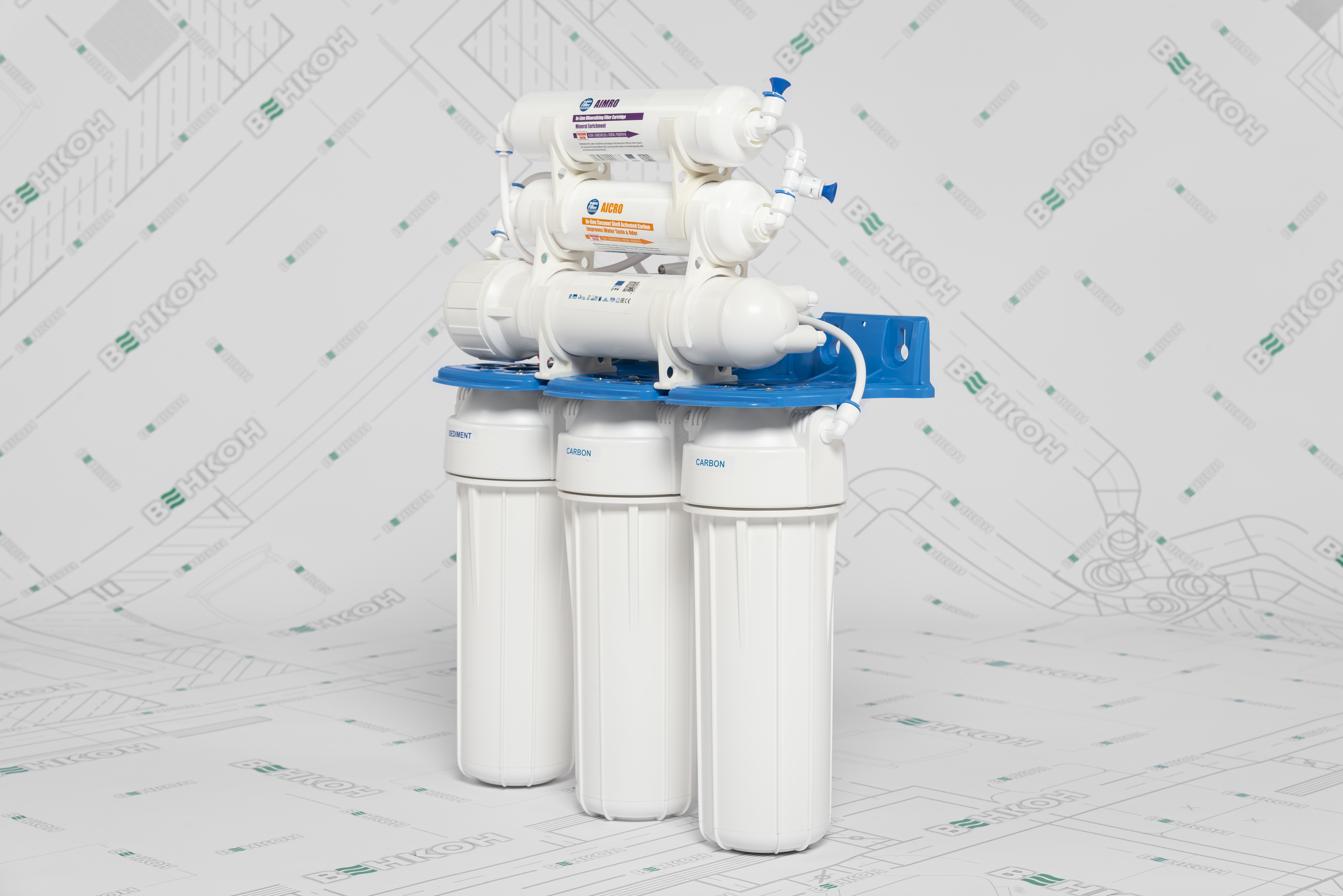 Фильтр для воды Aquafilter RX-RO6-75 (RX65155516) цена 5079.00 грн - фотография 2